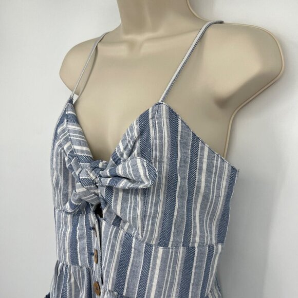 Roxy Women's Under The Cali Sun Button Front Dress Woman's size Large Cotton sum - Picture 4 of 15